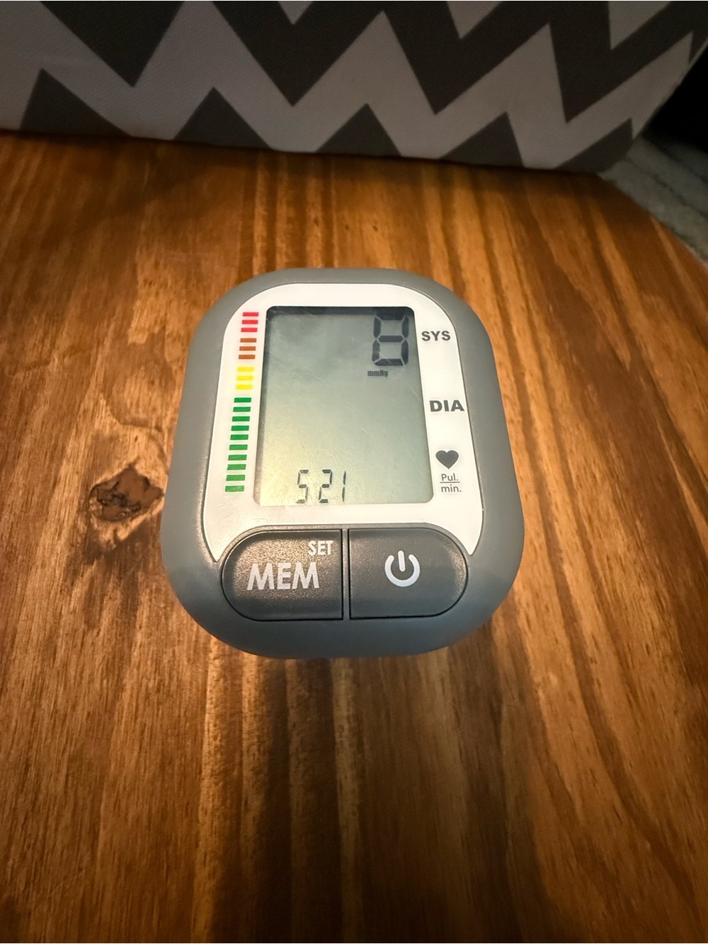 Digital Wrist Blood Pressure Monitor - Gray